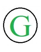 Бусины с буквами разноцветными G